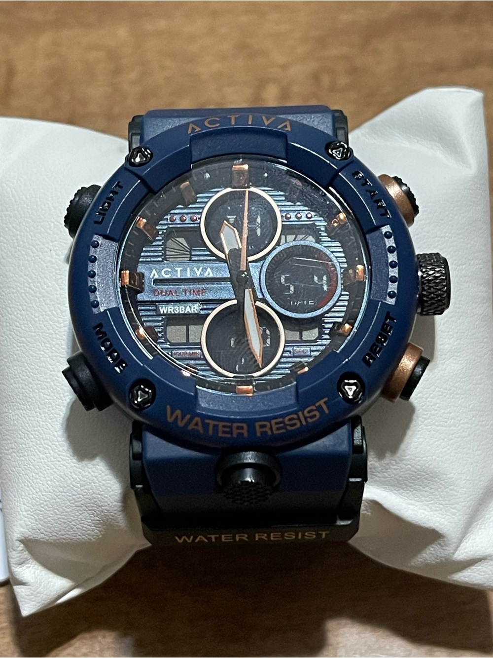 Activa X Invicta Digital Men's Watch - 52mm. Blue, new.